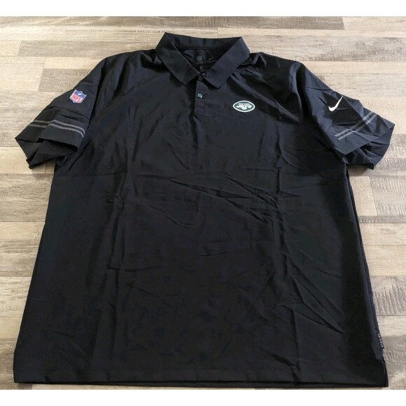 New York Jets On Field NIKE Dri-Fit NFL Polo Golf Shirt  XXL Great Condition A+ - Picture 8 of 13